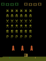 Agent Playing Space Invaders