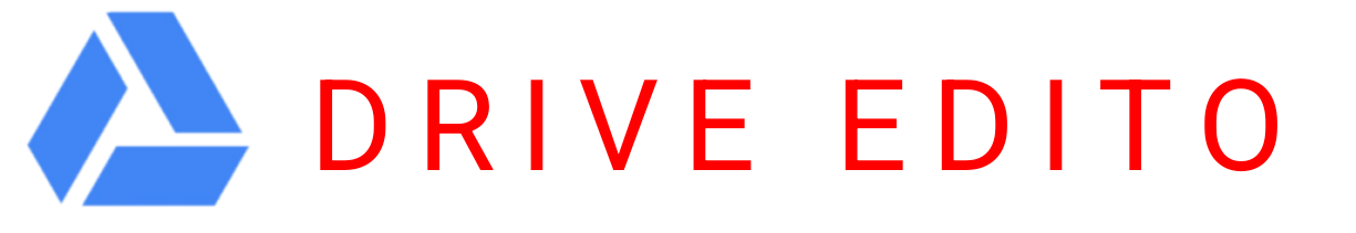 Drive Editor