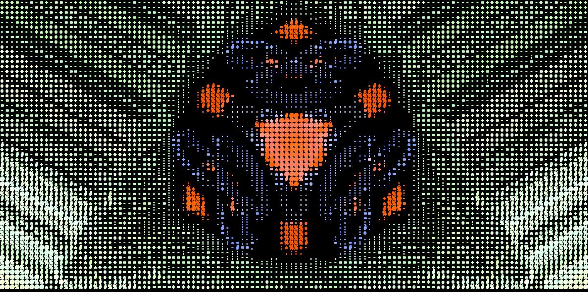 kaleidoscope + ascii
