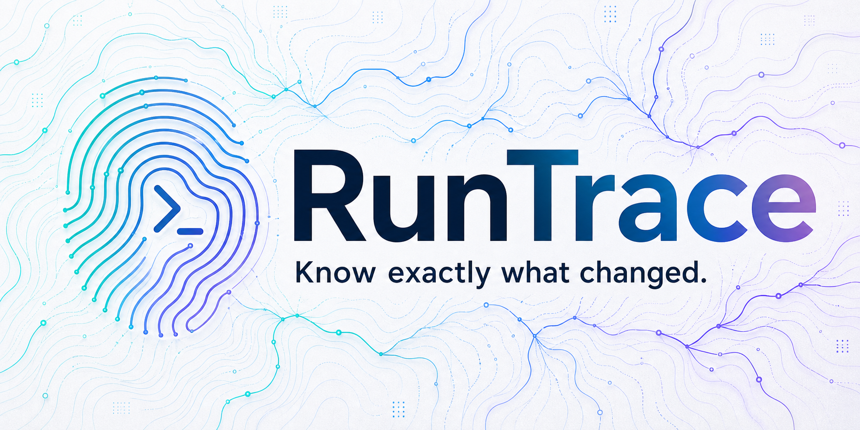 RunTrace — Know exactly what changed. An experiment fingerprint formed by overlapping version traces