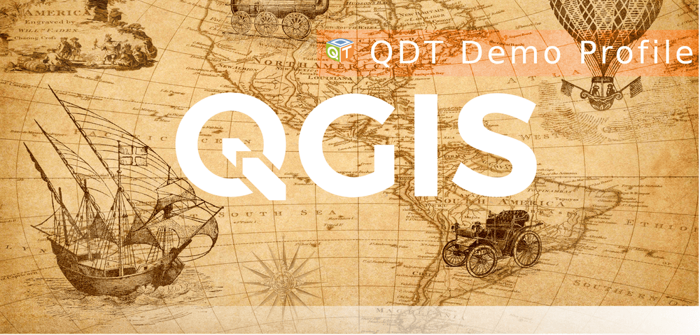 QGIS splash screen - QDT Demo Profile