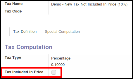 Choice of customer taxes