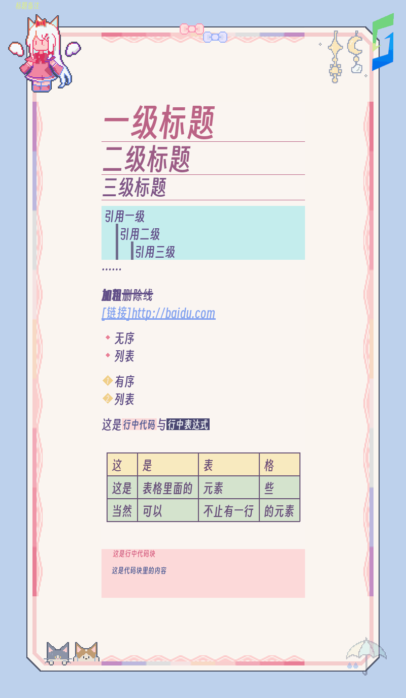 元素预览
