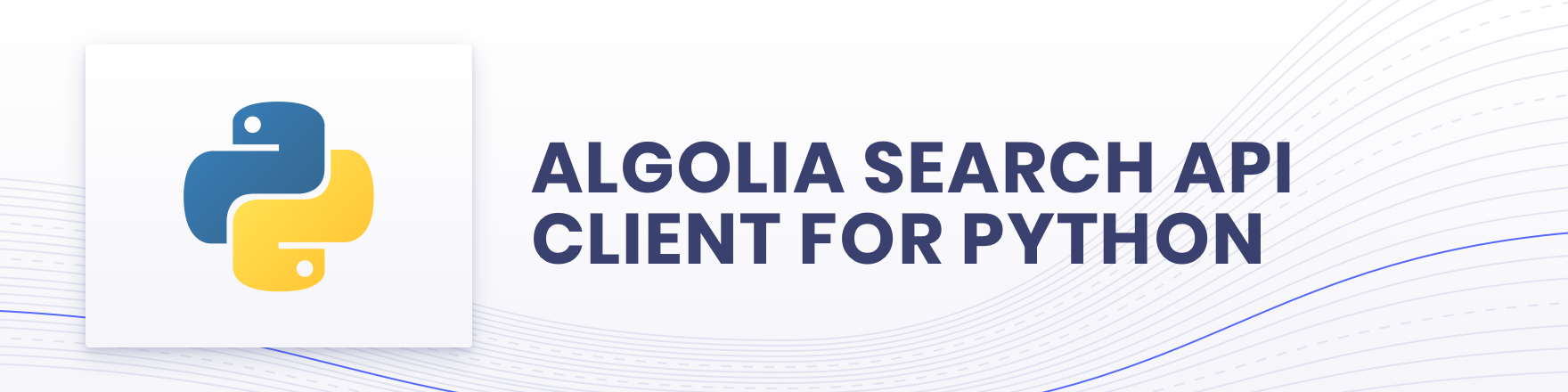 Algolia for Python