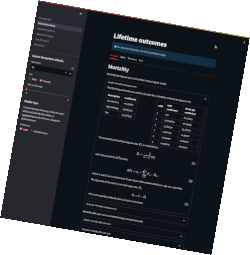 Animated preview of the Streamlit app.