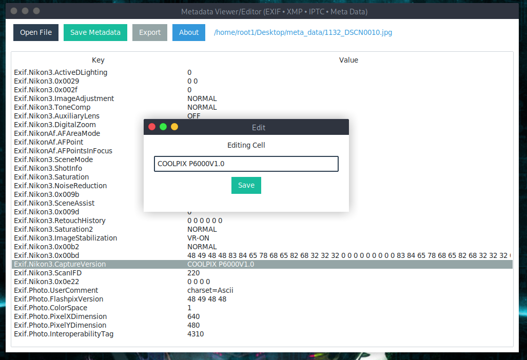 ExifPlus Screenshot