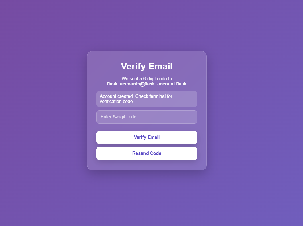 Verify Email