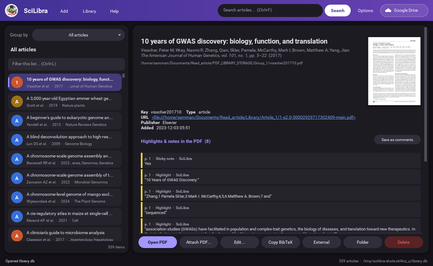 Dark theme