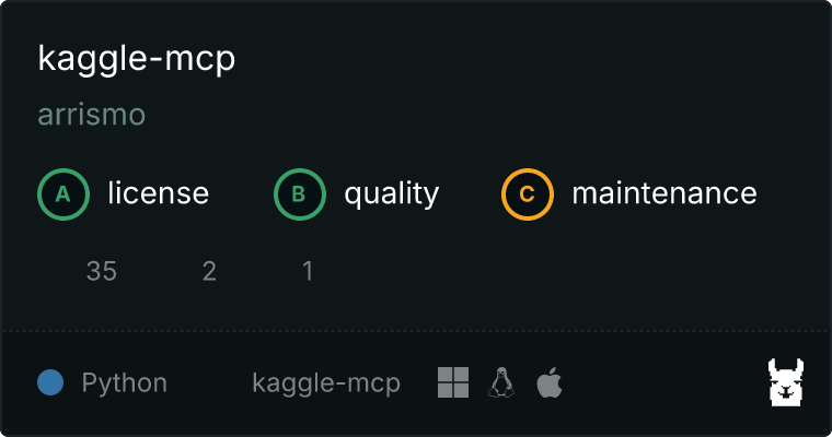 Kaggle MCP Server