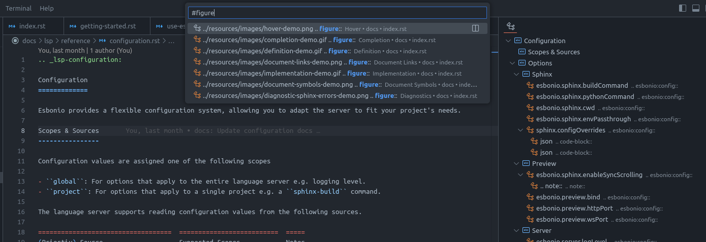 Document & Workspace Symbol Demo