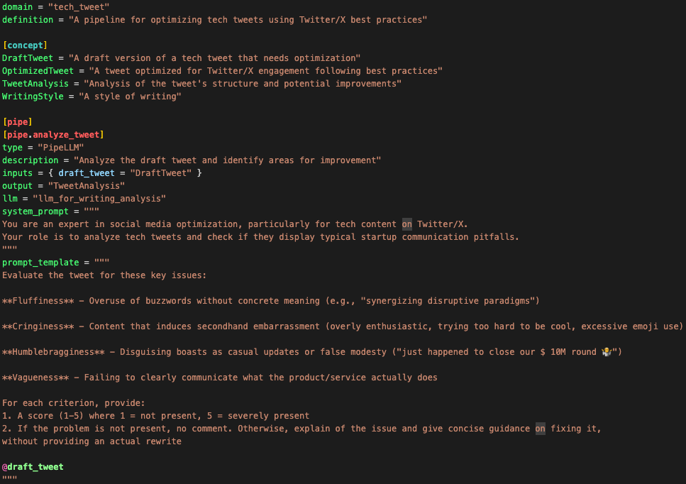 Pipelex Code Sample