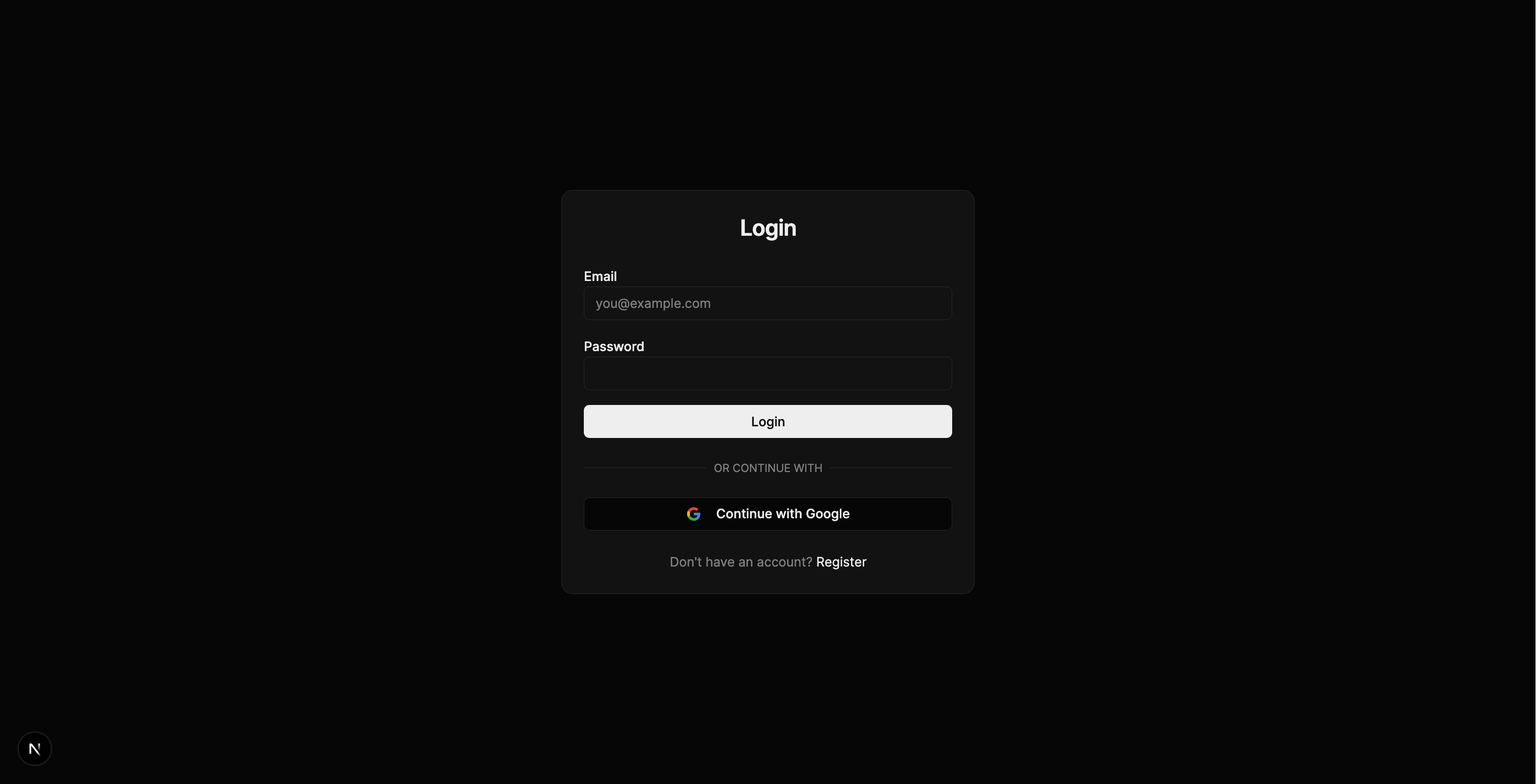 Login
