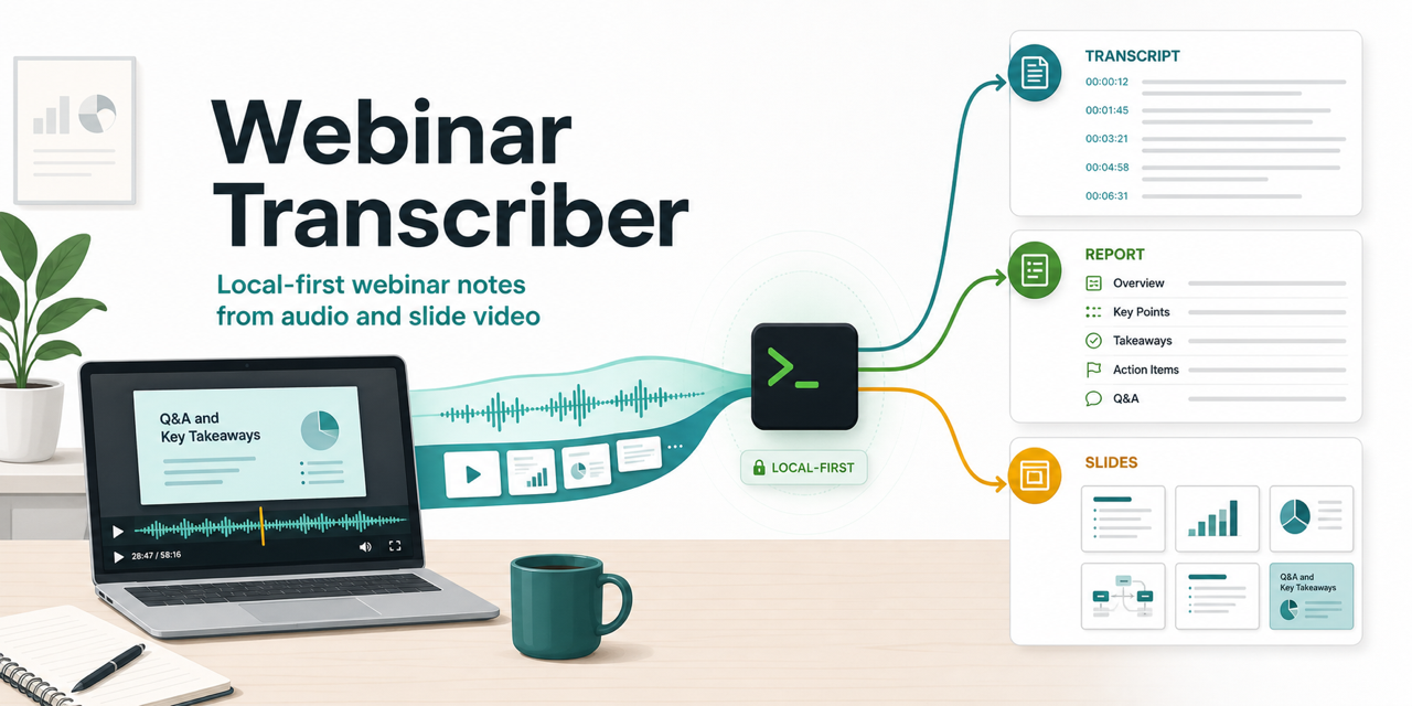 Webinar Transcriber preview