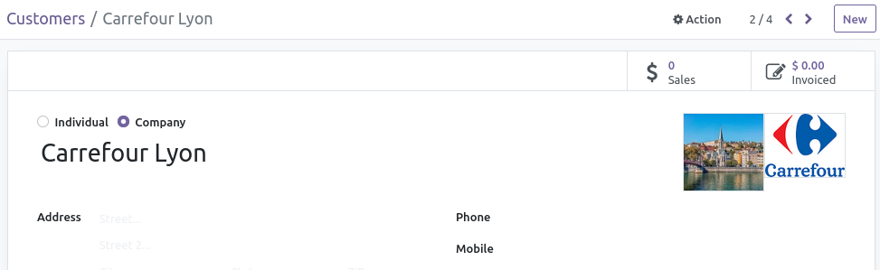 Brand form view
