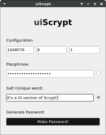uiScrypt preview