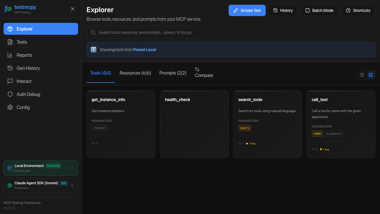 MCP Explorer