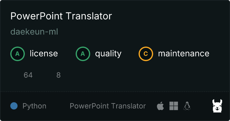 PowerPoint Translator MCP server