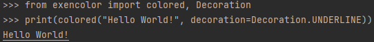output