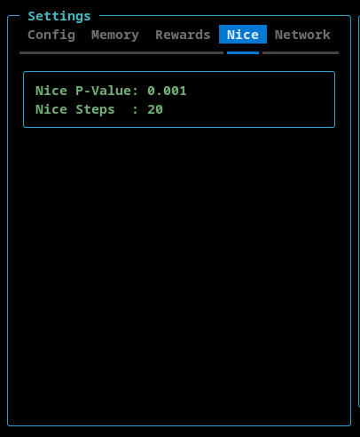 EpsilonNice Settings