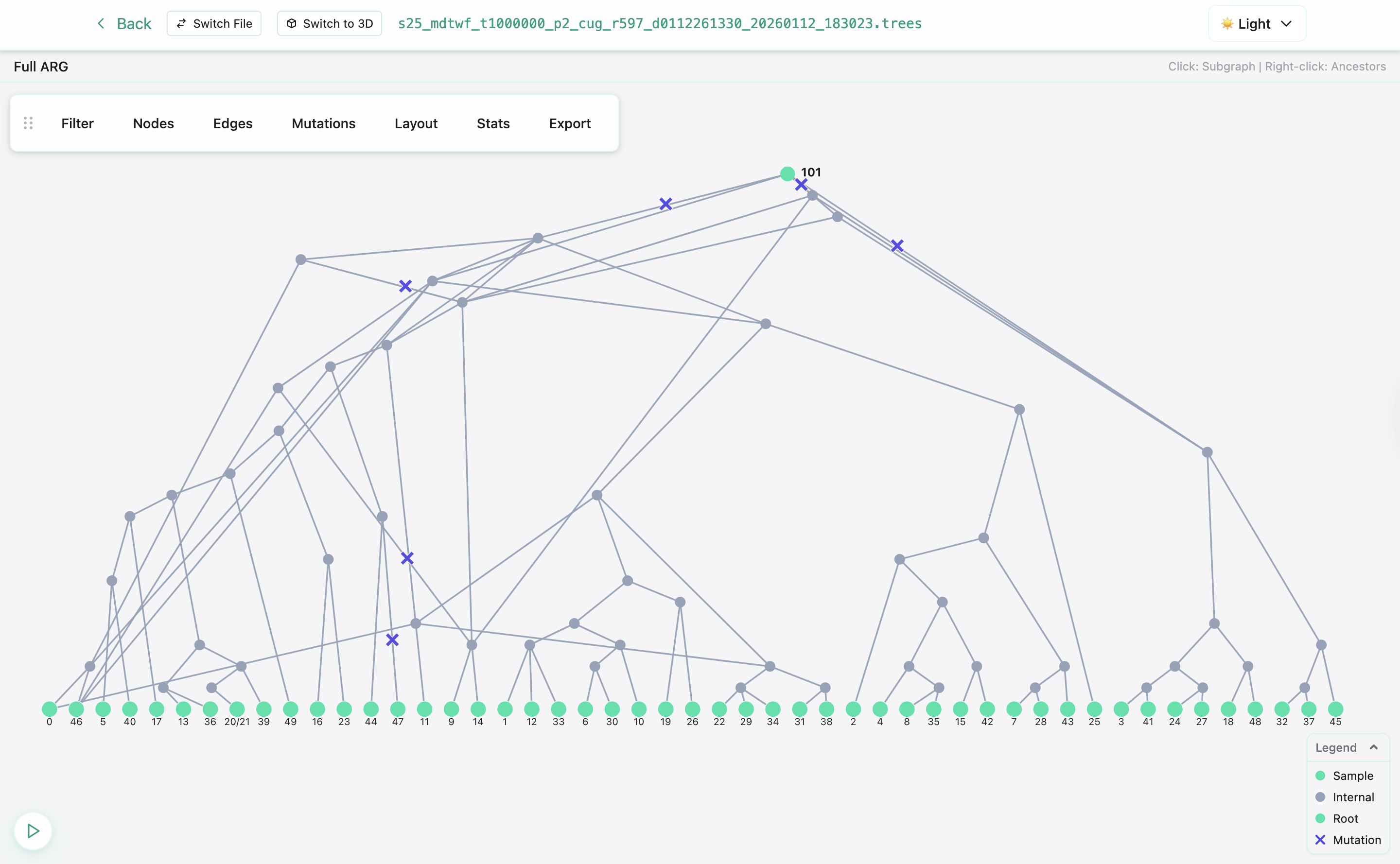 2D ARG Visualization