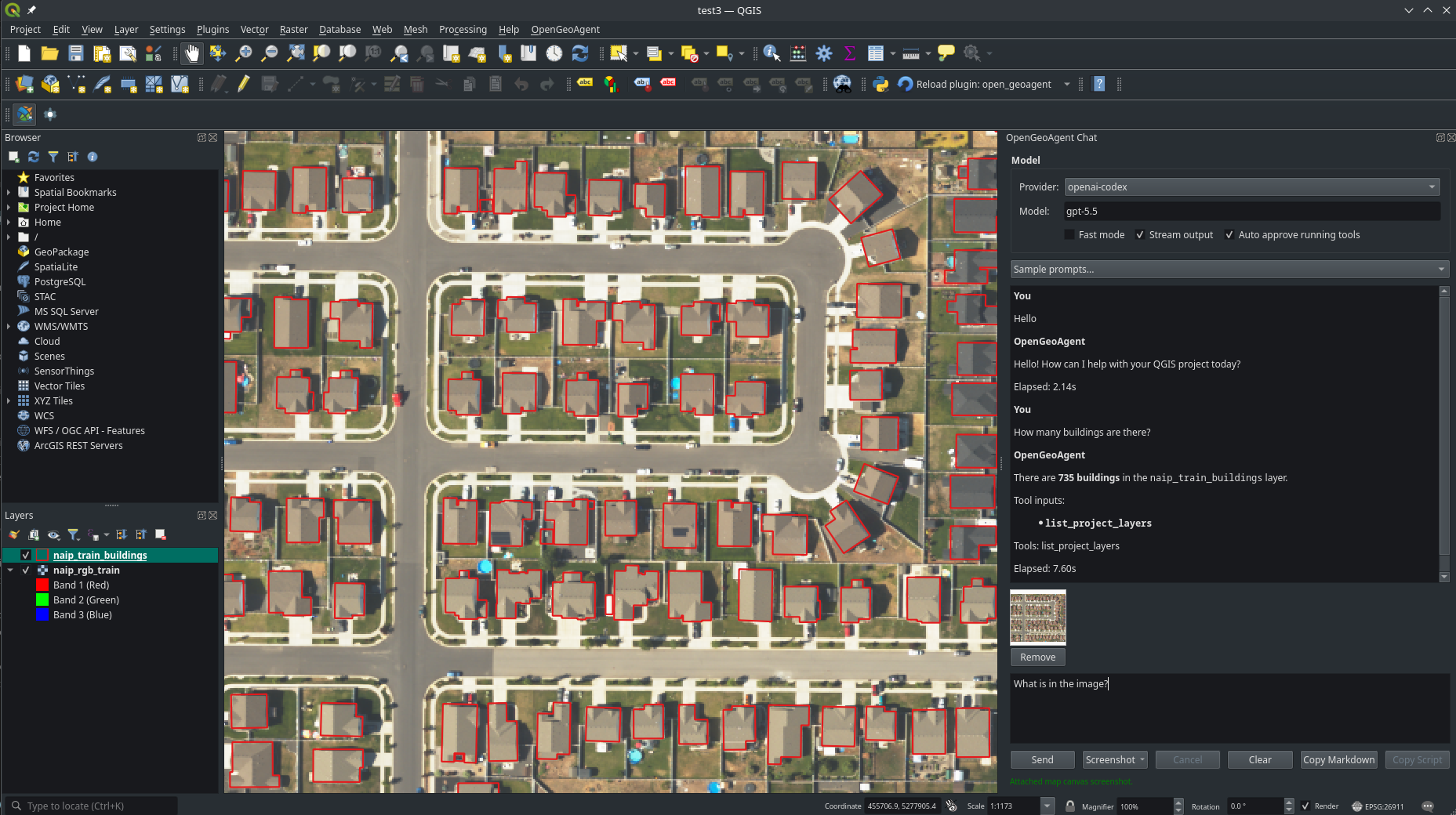OpenGeoAgent QGIS plugin