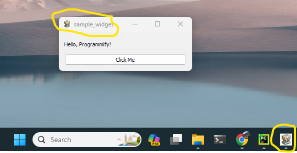 Sample Widget