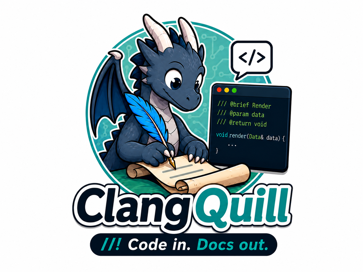 ClangQuill Logo