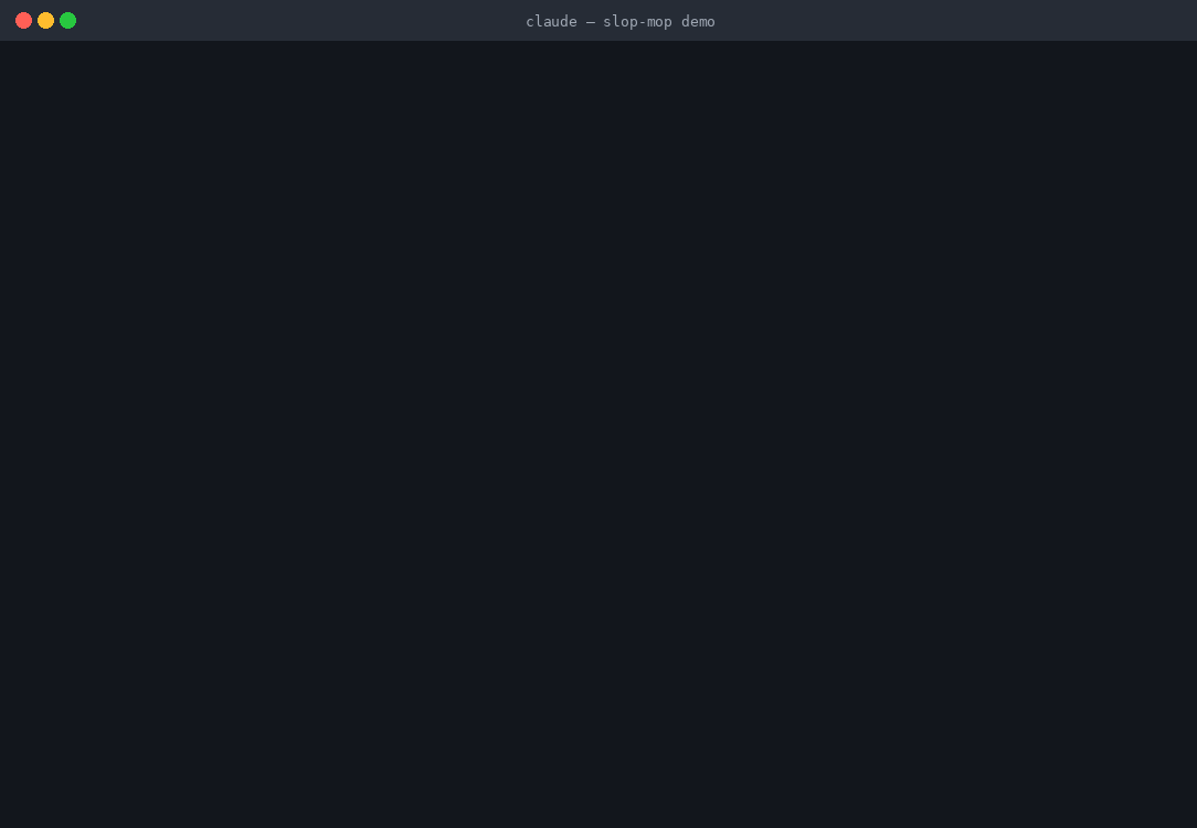 Demo: sm scour flagging a bogus test, an uncovered function, and a silenced gate in one run