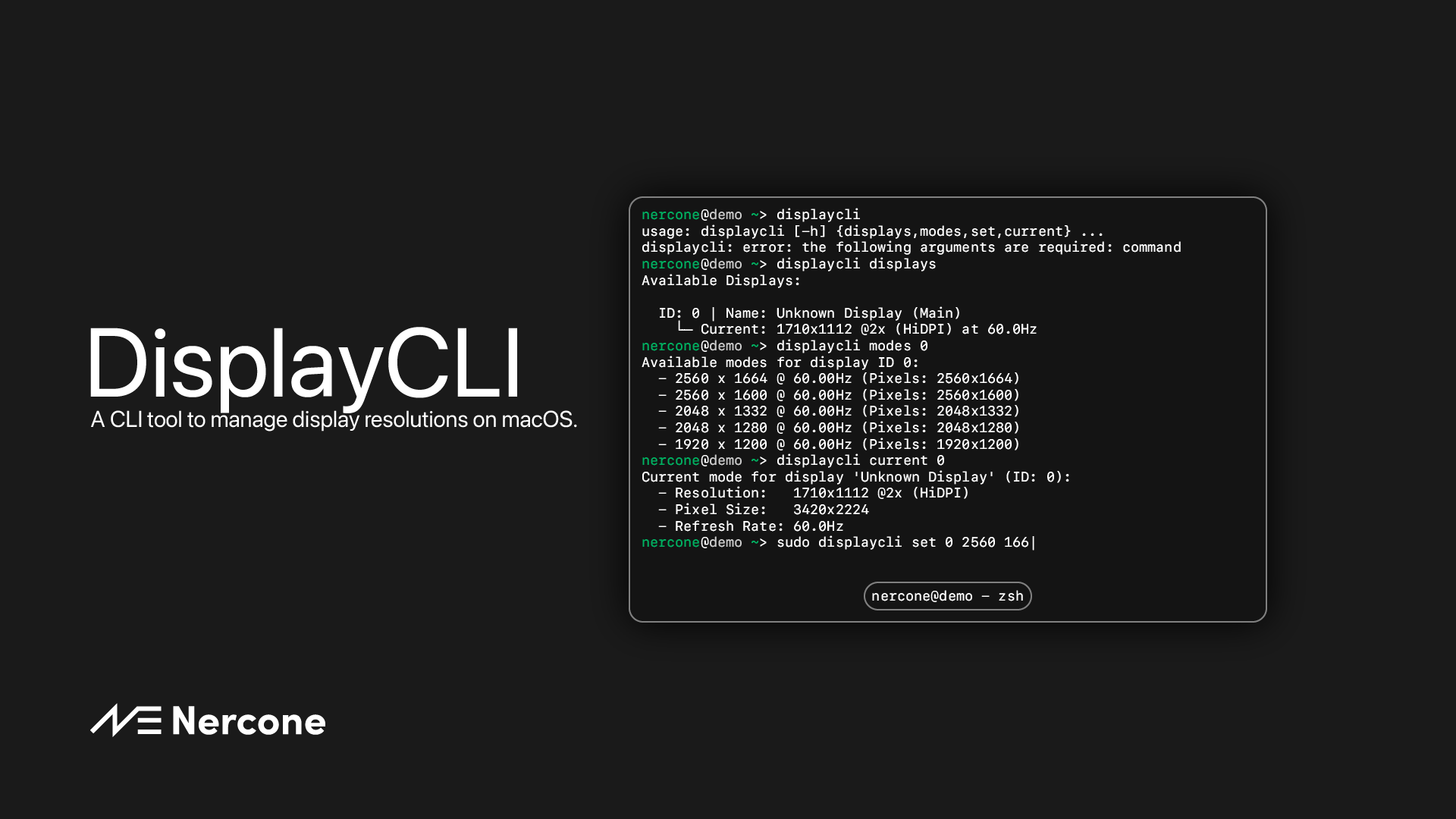displaycli