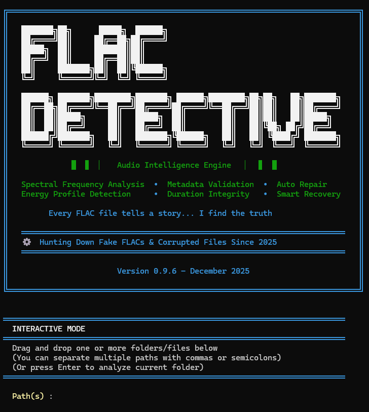 FLAC Detective Banner