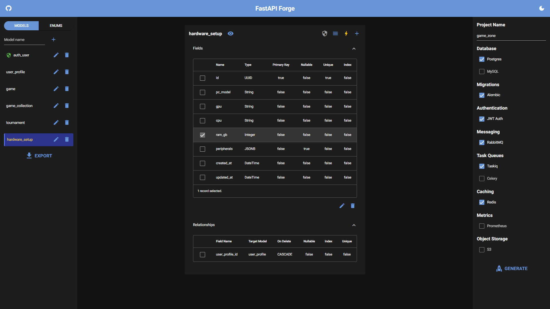 UI Interface
