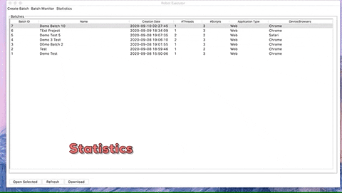 Statistics Demo