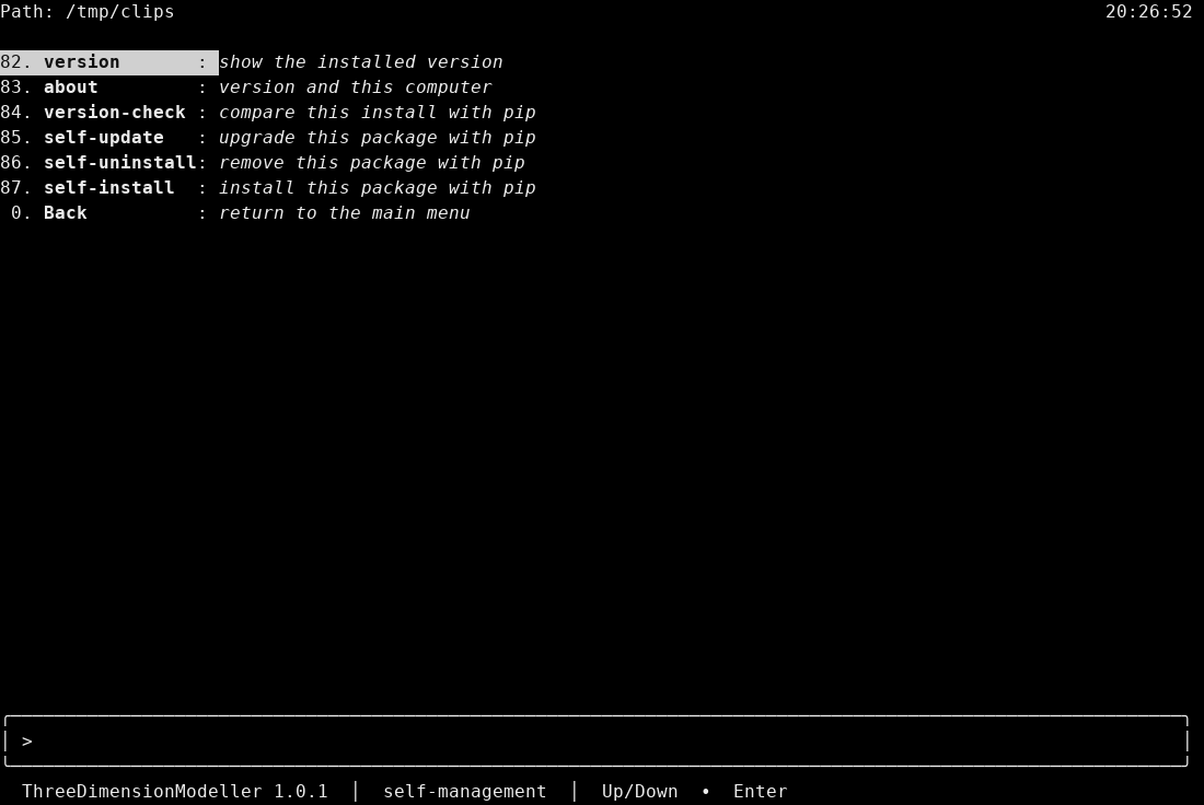 Self-management, 82 version highlighted