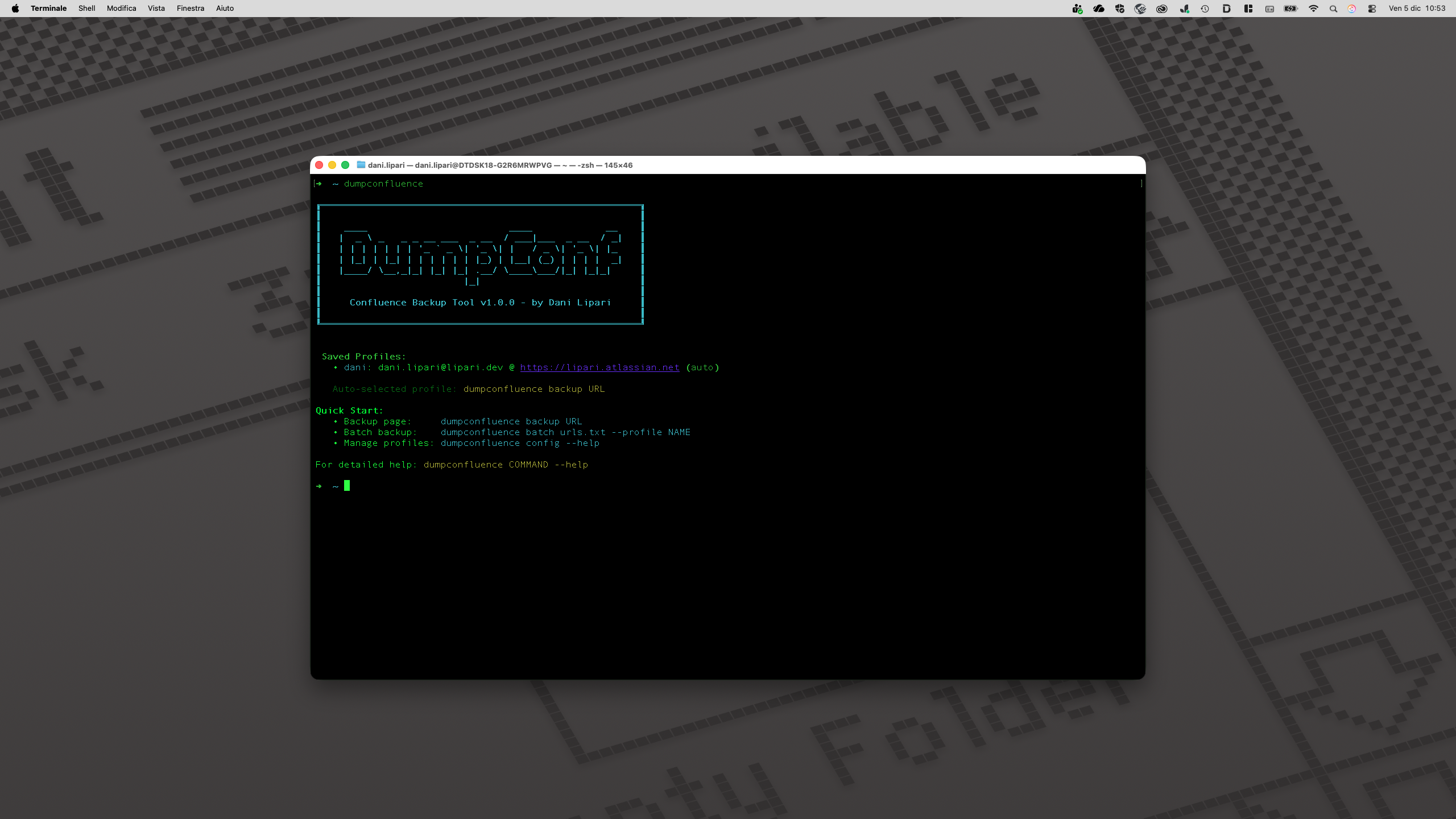 DumpConfluence CLI