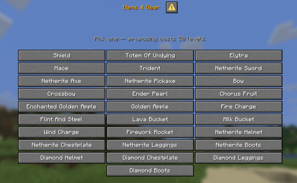 rules card menu