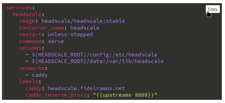 Screenshot of pelican-copy-code in action