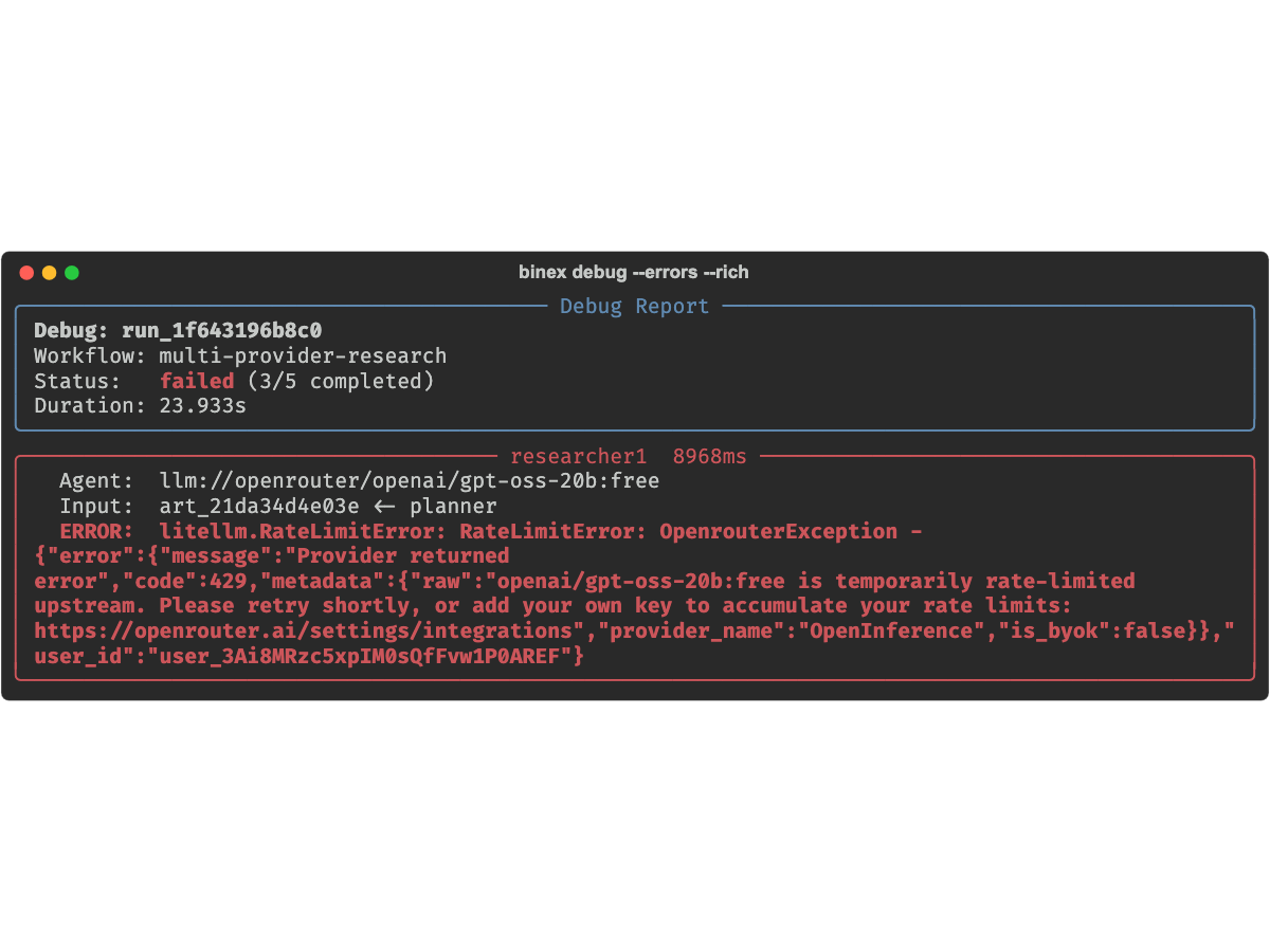 binex debug