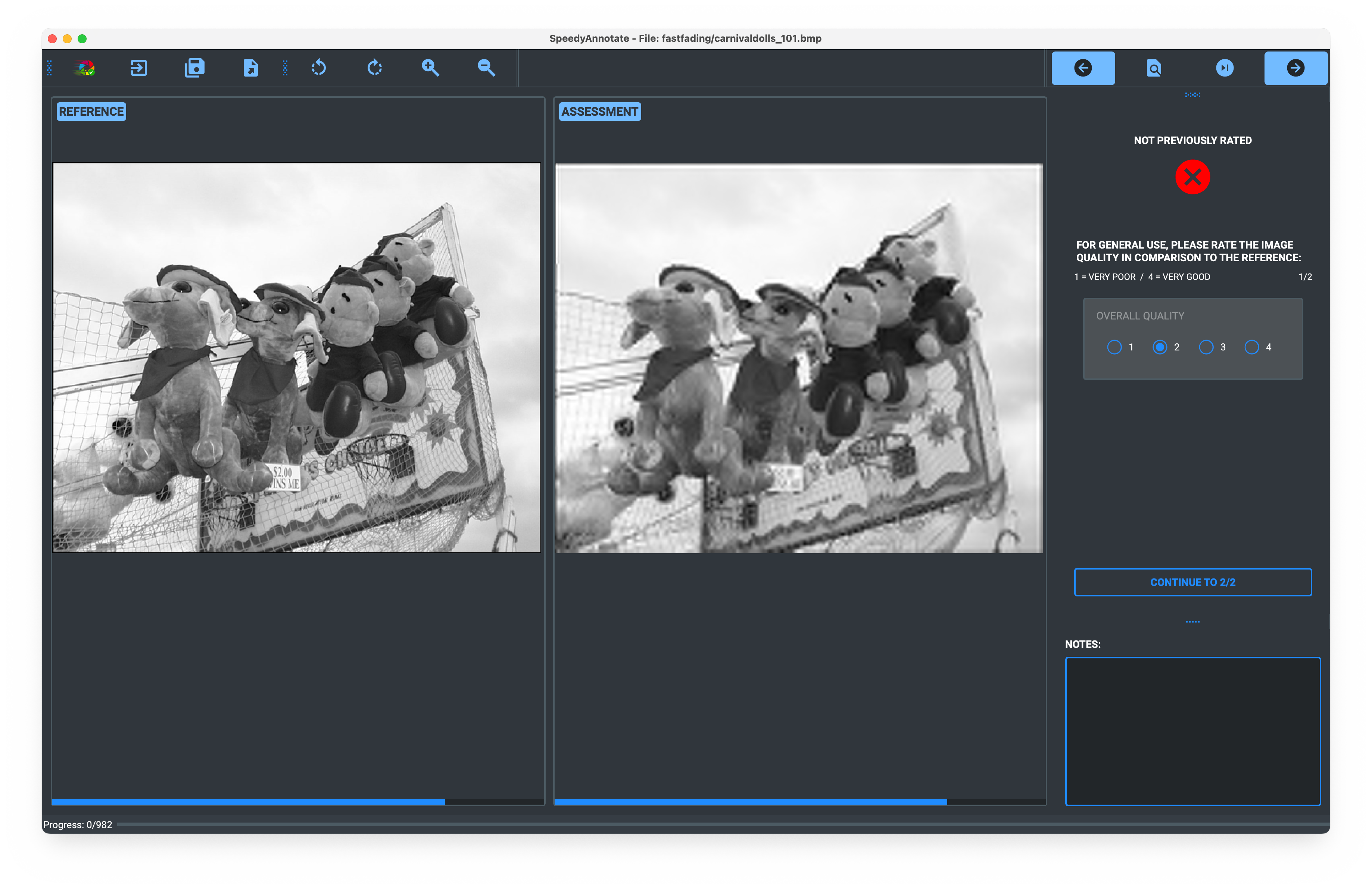 IQA Mode Screenshot