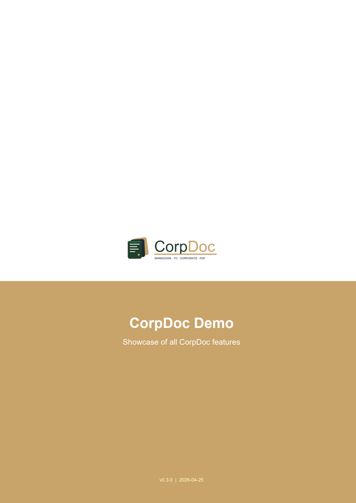 CorpDoc sample