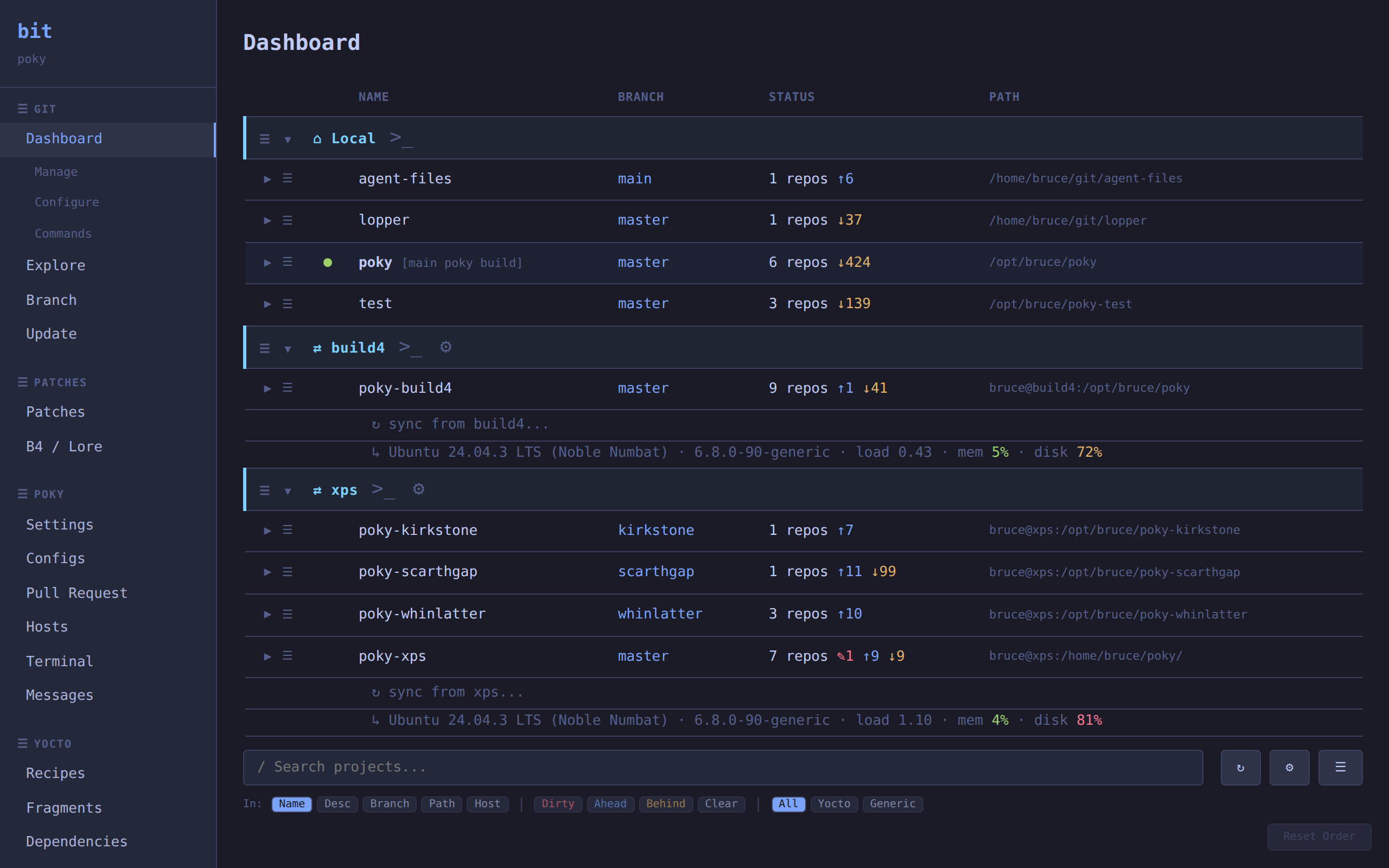 Web Dashboard