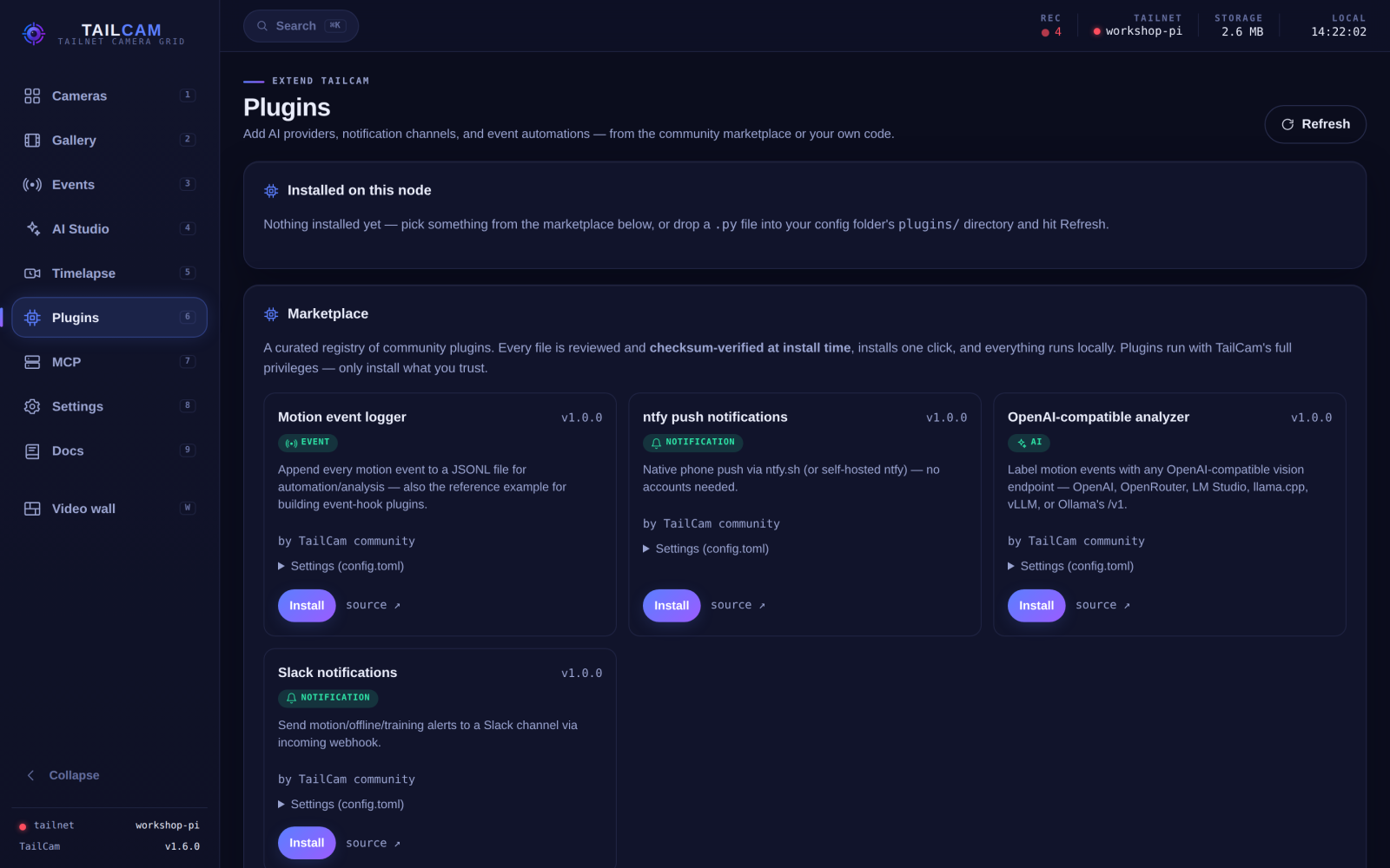 Plugin marketplace
