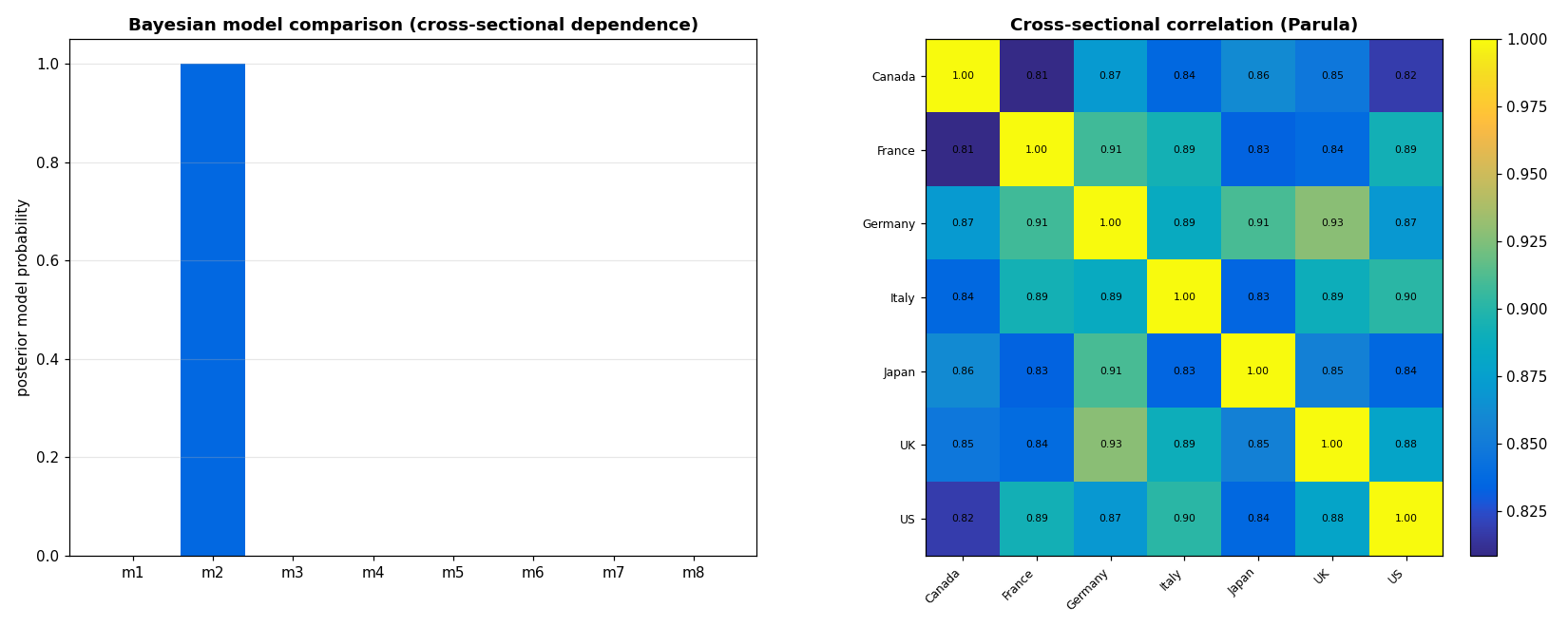 Cross-sectional dependence