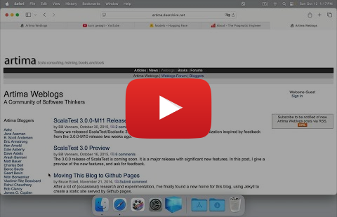 Video showing how to download a complex site with Crystal