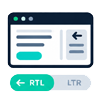 Persian RTL web UI