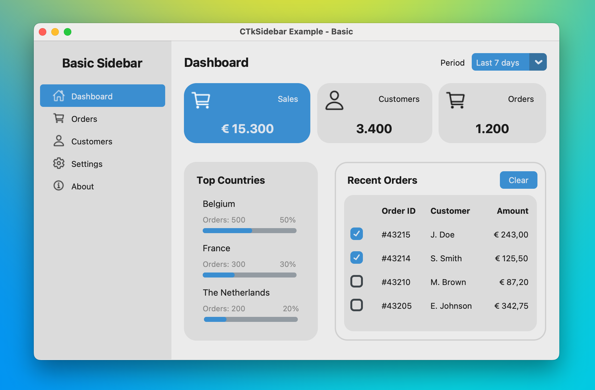 CTkSidebar on macOS 