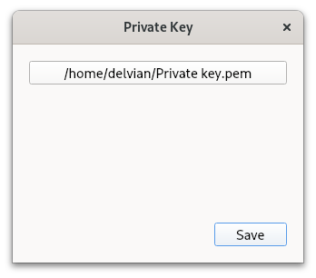 Private key
