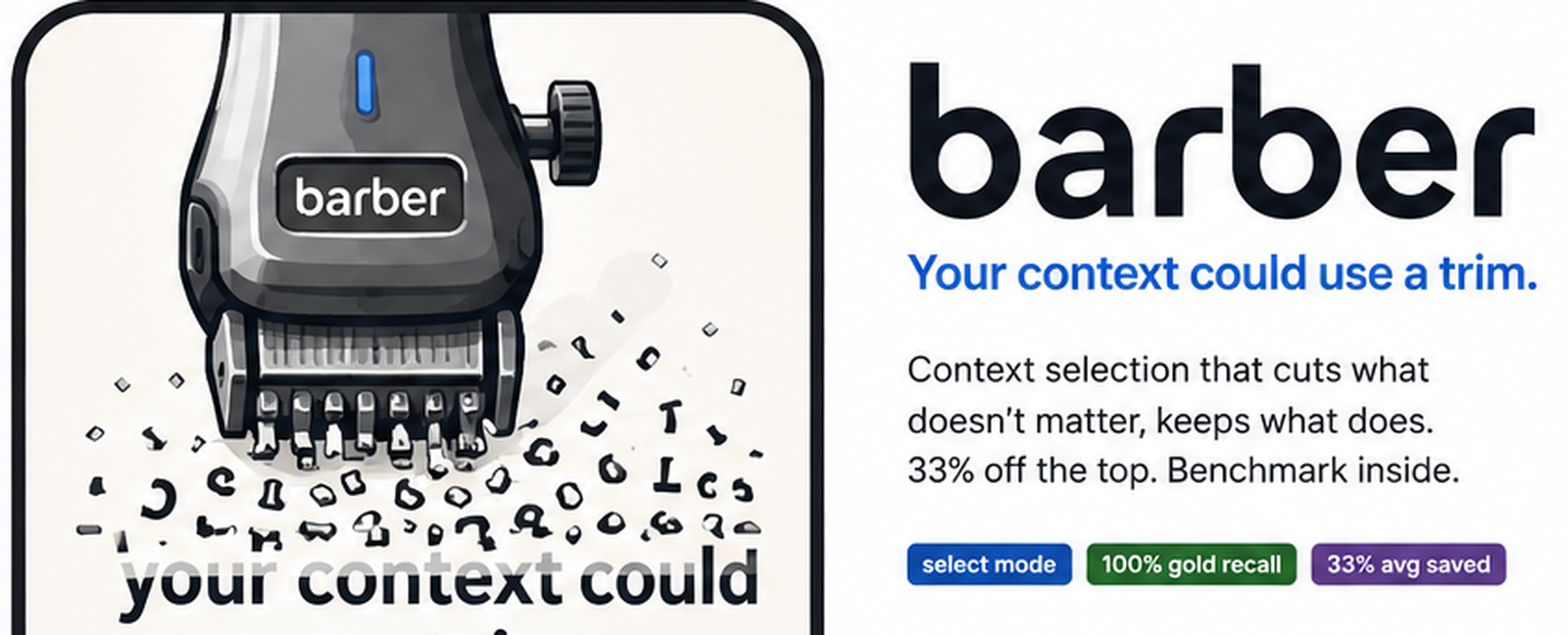 barber: your context could use a trim