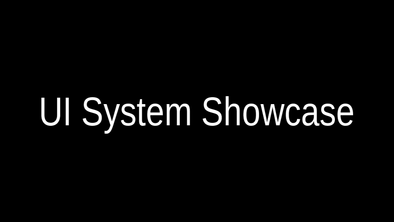 UI Demo