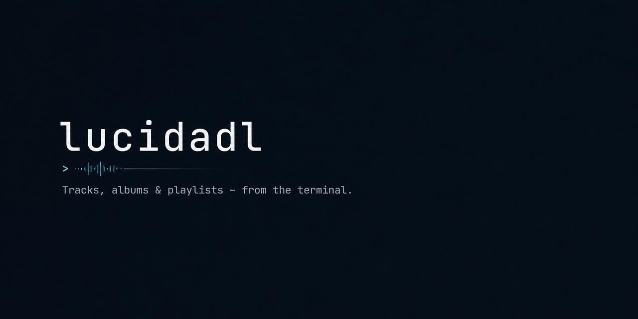 lucidadl — Lucida downloader for tracks, albums and playlists
