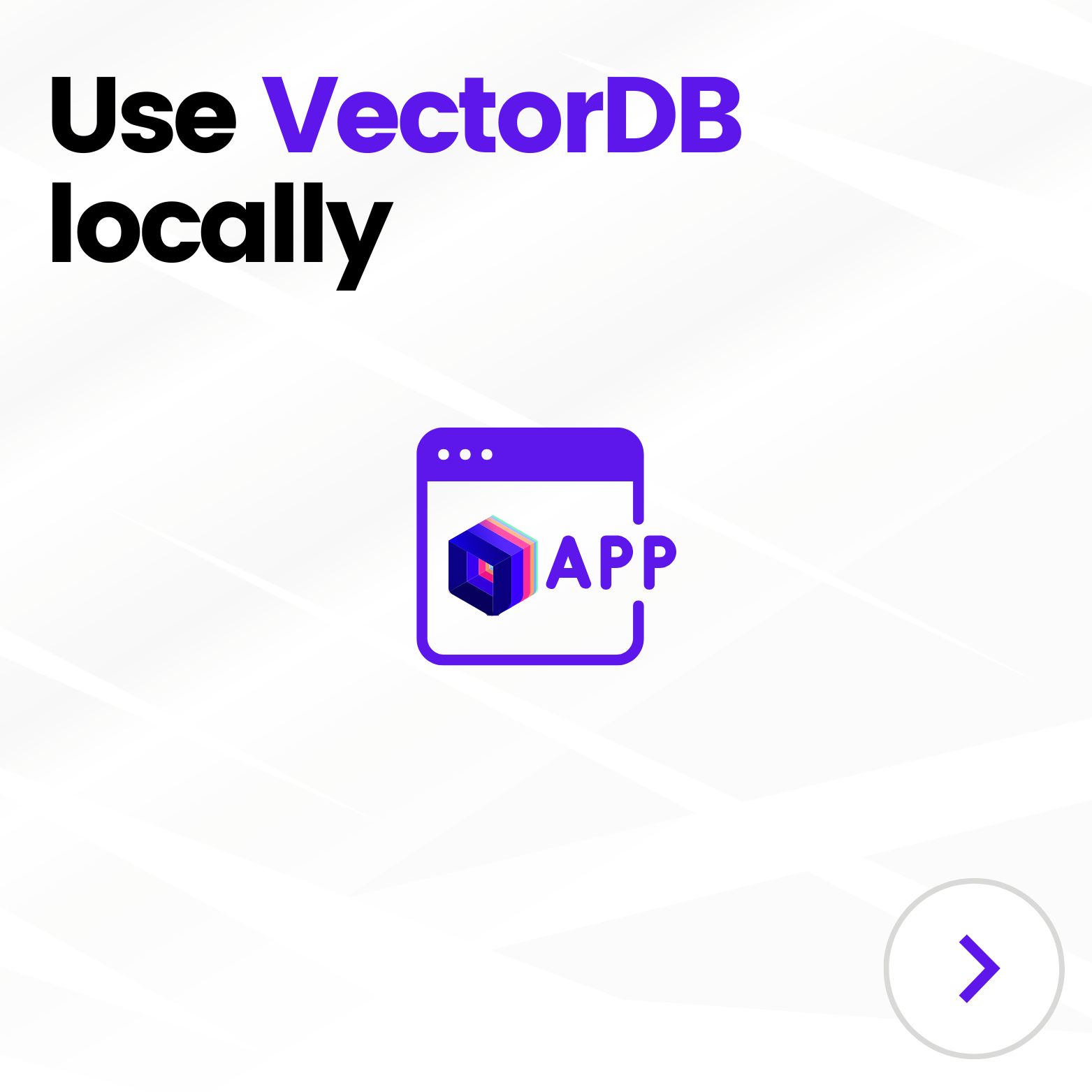 Use vectordb from Jina AI locally